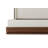 Coronet Walnut Channel Bed