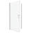 36"-37 3/8" Wide Shower Door With Pivot, 1/4" Tempered Glass, Bathroom Serenity Glass Pivot Door, 36000 Times Open And Close Test, For