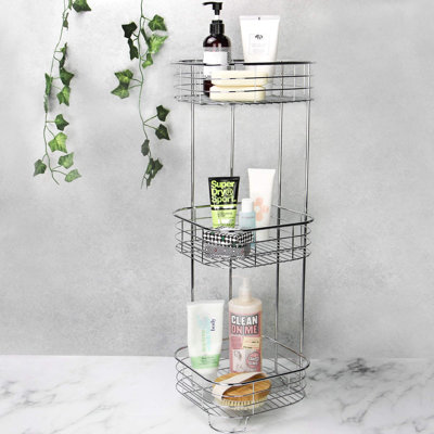 Metal Freestanding Bathroom Shelves