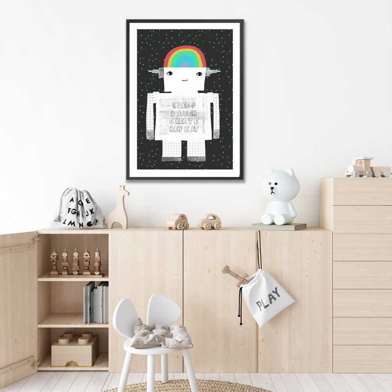 Pop Art & Retro Sleep Laugh, H 16 po x l 12 po x P 1 po