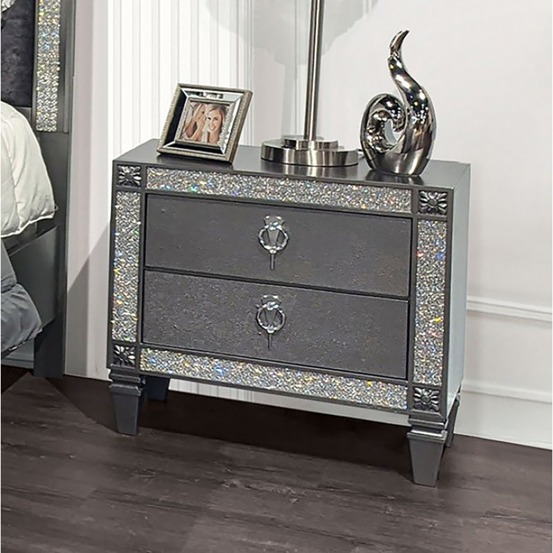 Spanes 2 Drawer Nightstand