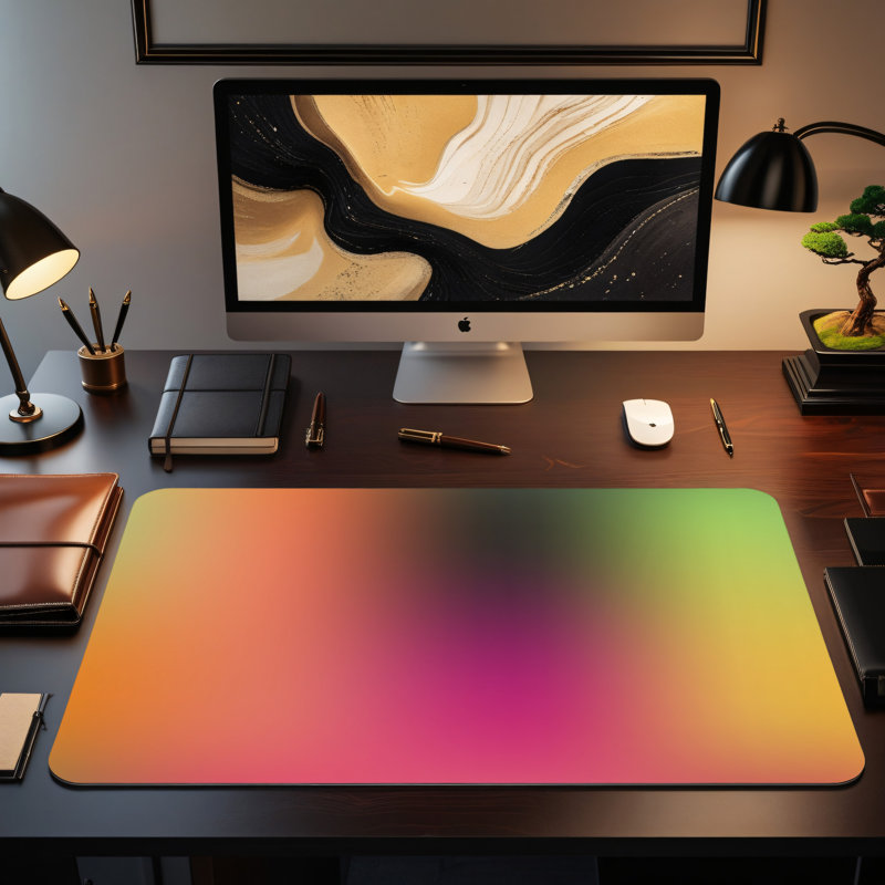 Polyester Desk Pad, 23.6x13.8