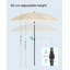Dow 160cm Beach Parasol-39951530