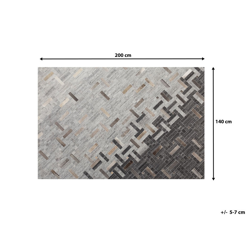 Kingstowne Geometric Hand Woven Area Rug, Rectangle 140 x 200cm