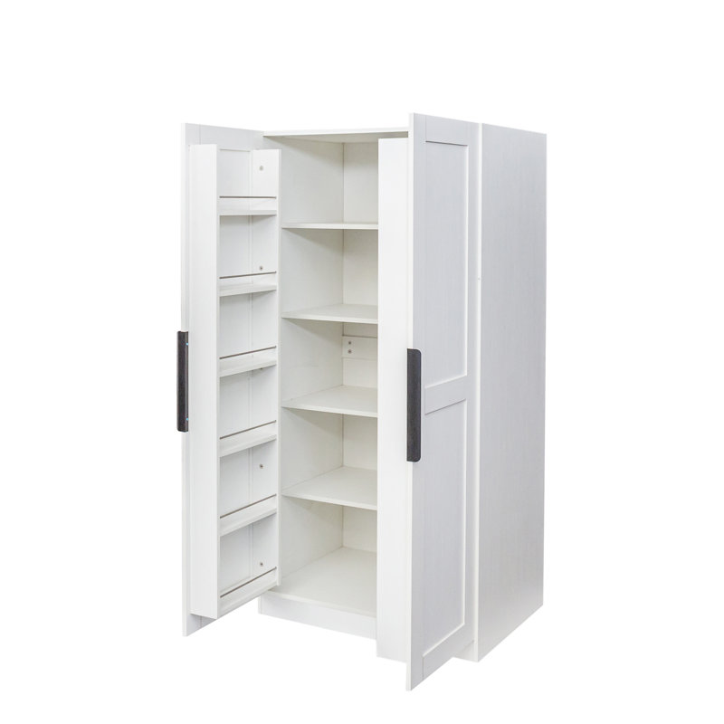 62.99In Kitchen Pantry Cabinet, Blanc
