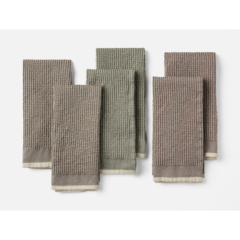 Organic Waffle Kitchen Towel, Harvest
