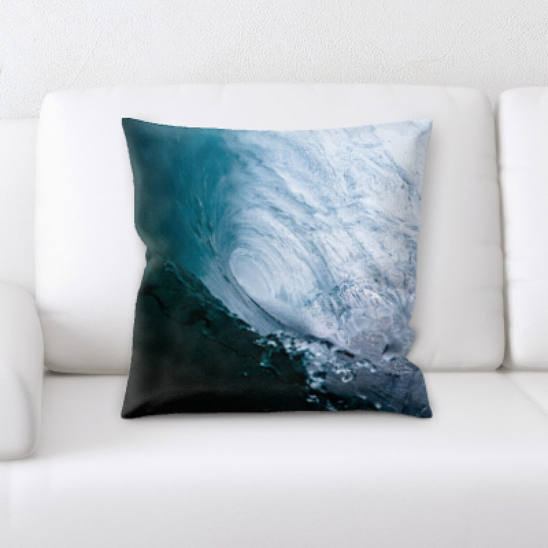 Microsuede Reversible Throw Pillow