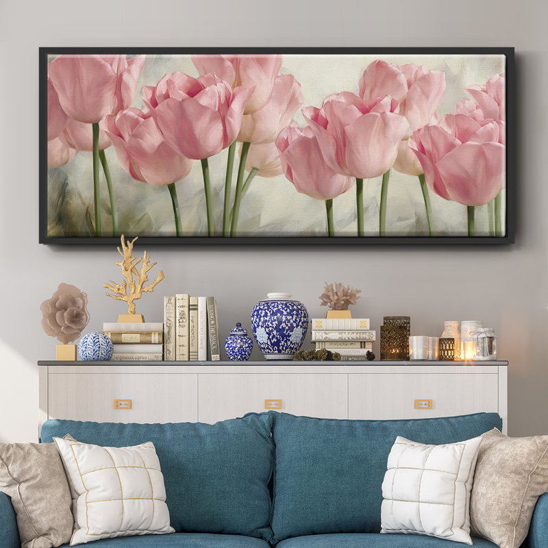 Nature Inspired II- Framed Canvas, 24" H x 60" W