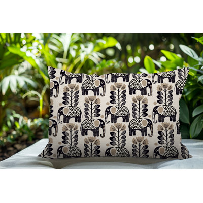 Coussin lombaire réversible intérieur / extérieur Vance Elephant