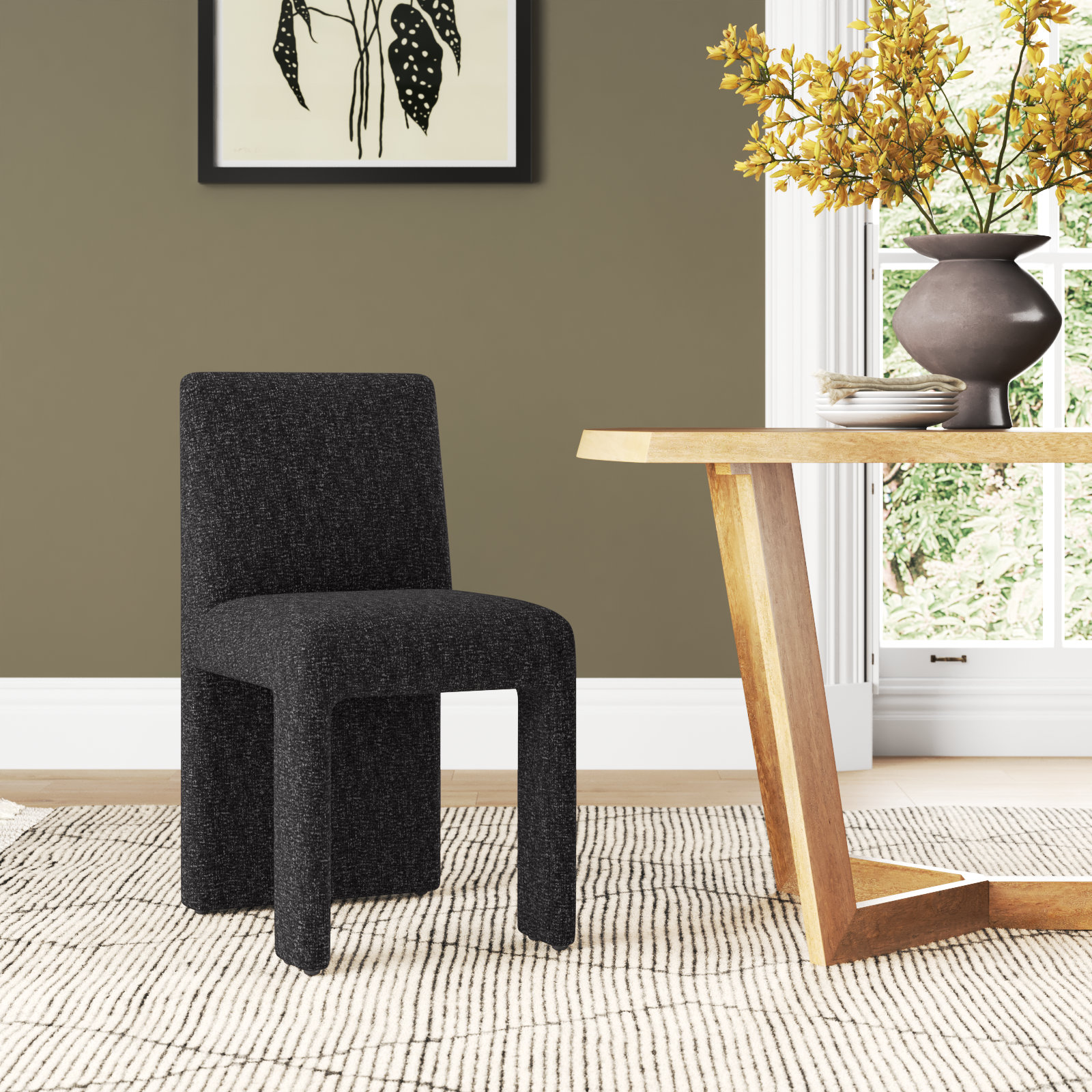 Silverton Dining Chair, Black