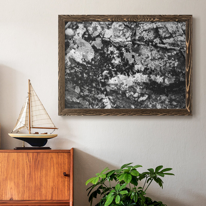Found Textures XX, reproduction sur toile encadrée, Noyer, H 14 po x l 20 po x P 1,5 po