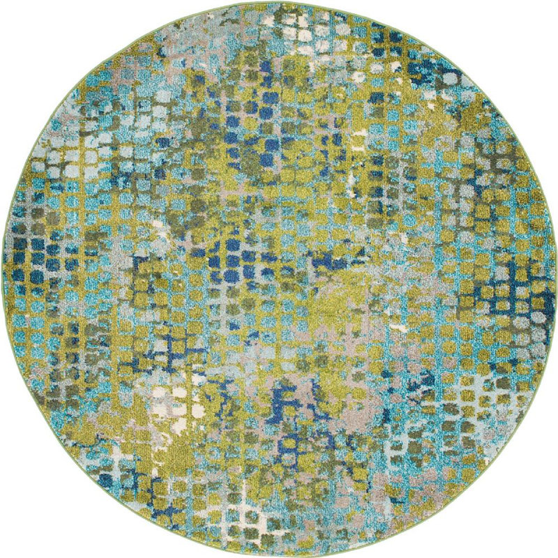 Patrocinia Abstract Indoor Rug, Round 6'