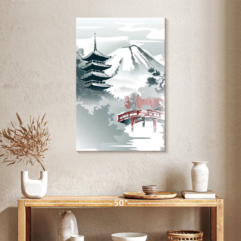 Aime Japanese Bridge, 36" H x 24" W