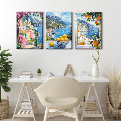 3 Piece Wrapped Canvas Print