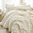 Chunky Bunny on a Snowday - Coma Inducer Oversized Comforter Set - Plush Reverse - Fluffy White-113501105