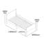 Kids White Single Bed