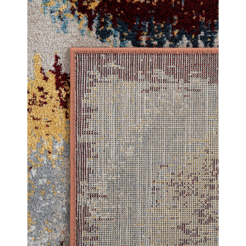  Tiles Kamala Washable Rug, Rectangle 9' x 12'