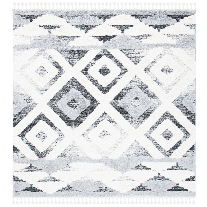 Tapis à poils longs Kiki Performance, Carré 6 pi 7 po