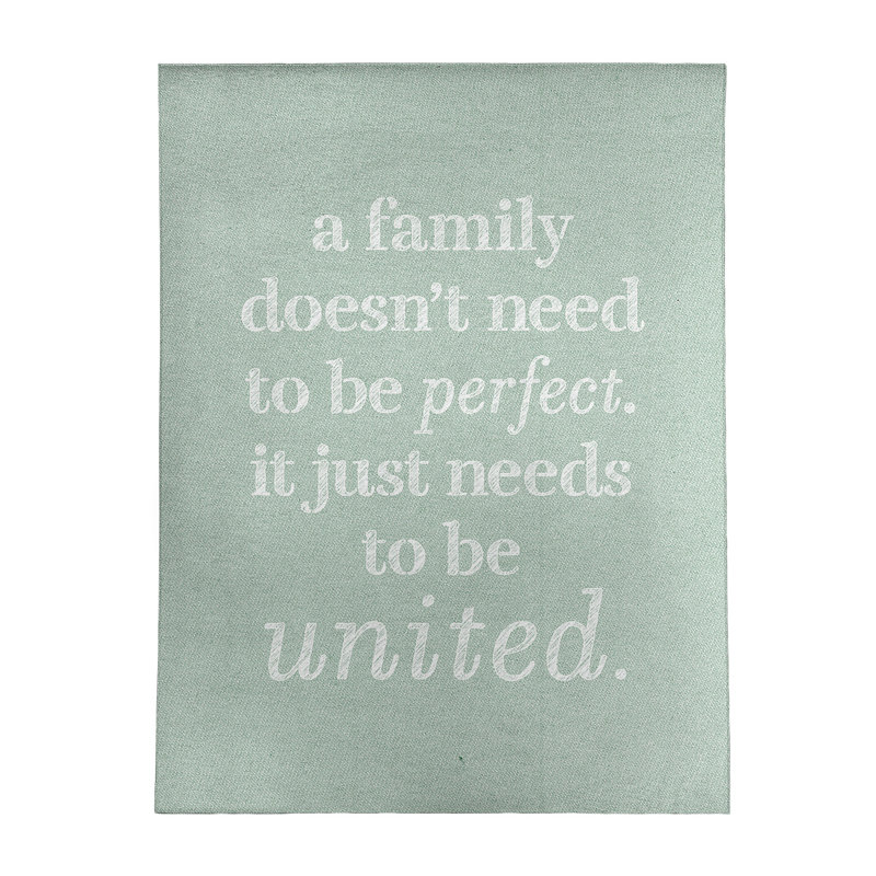 Tapis en poly citation à la famille love, Rectangle 9 pi x 12 pi