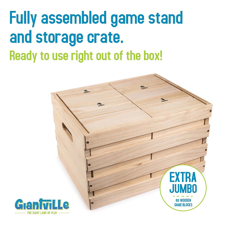 Giantville Solid Wood with Carrying Case