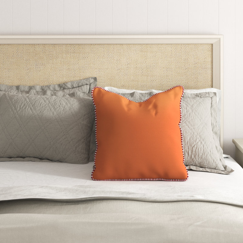 Delijah Sunbrella® Throw Square Indoor/Outdoor Pillow Cover & Insert, Seascape Canyon, 20" x 20"