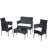Skiley 23.5'' Wide Reversible Steel Patio Sectional with Cushions