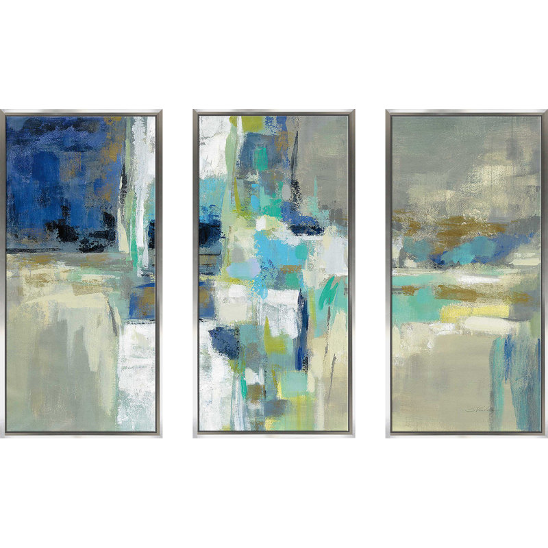 «Spring Water», reproduction sur toile flottante 3 pièces, H 33,5 po x l 52,5 po x P 2 po