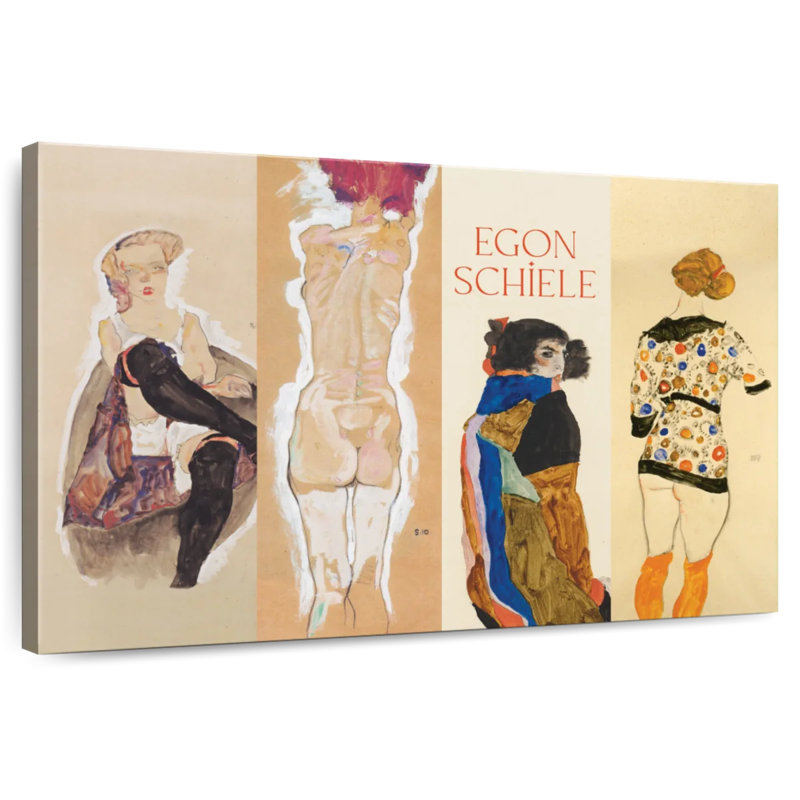 Affiche de l'exposition Leisha Egon Schiele, H 20 po x l 30 po