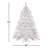 White 6' Pre-Lit Pine Tree