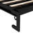 Full Size Black Bed, 3 Storage Cabinets And X-Shaped Trim, Solid Wood Bed Structure, Space - Saving For Small Bedrooms Featuring Privacy Spaces, Pine , Rustic Style Homes