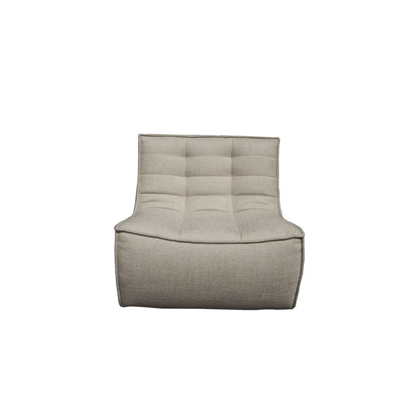 N701 Armless Chair, Beige