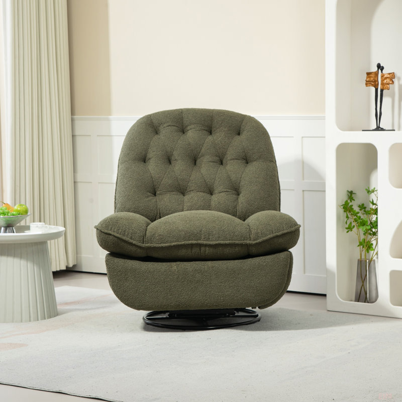Fauteuil inclinable pivotant à 360 ° Chenille