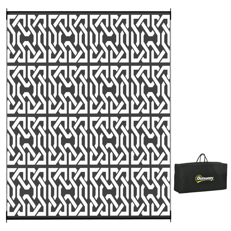 Reversible Outdoor Rug, Rectangle 8' x 10'