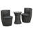Sharene 3 Pieces Bistro Set with Cushions