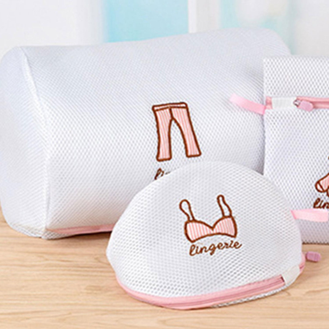 Haven Unisex White Mesh Wash Bags: Trousers Wash Bag - Image 4
