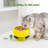 100% Handmade Ceramic material 5.9''Flower Shape Cat Yellow Bowl-118806499