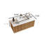 Meuble-lavabo flottant simple 36 po avec tiroir