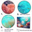 Rose et bleu sous l'eau corail Wold II - plage et océan, impressions sur toile-95884366-95884359