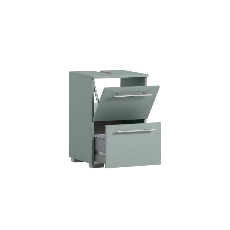 Chickamauga 40.2 mm Single Double Bathroom Vanity Base, pistazie