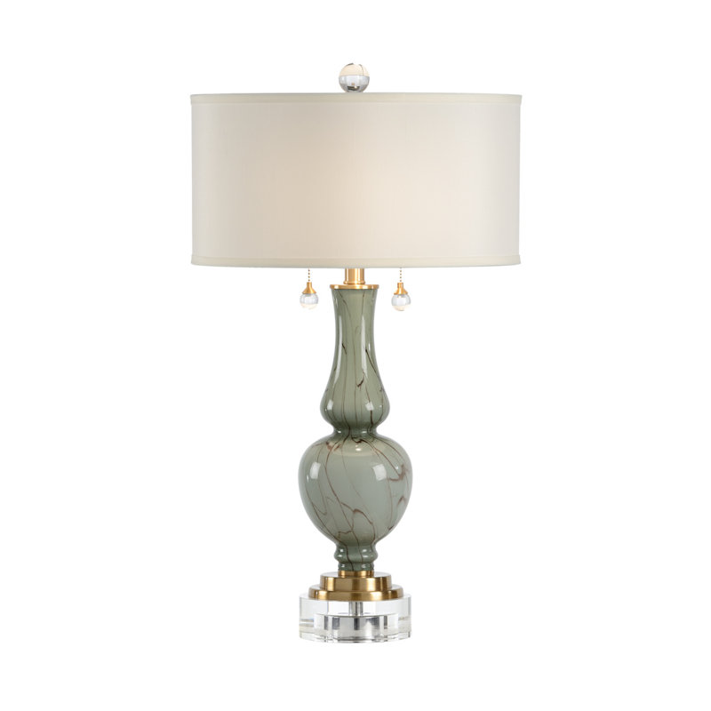 Belle Mont 28" Gray Table Lamp