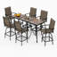 Alyne 6 - Person Patio Dining Set with Square Table
