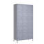 Armoire rectangulaire, armoire de rangement, armoire de bureau avec portes