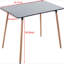 Table 115 x 75 x 75 cm, table à manger, table de bureau, table basse