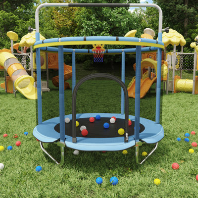 All-in-one Adventure Adjustable Trampoline For Kids