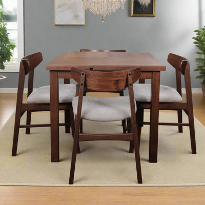 Loudoun Extendable Dining Table Set, 1 Table, 4 Chairs