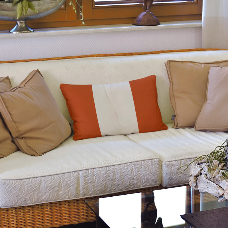 Housse de coussin lombaire Atlanta, Chicago, Trinité claire / Blanc