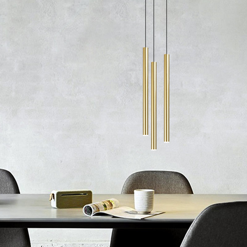 Baileyton 3 - Light LED Cluster Pendant, Brass