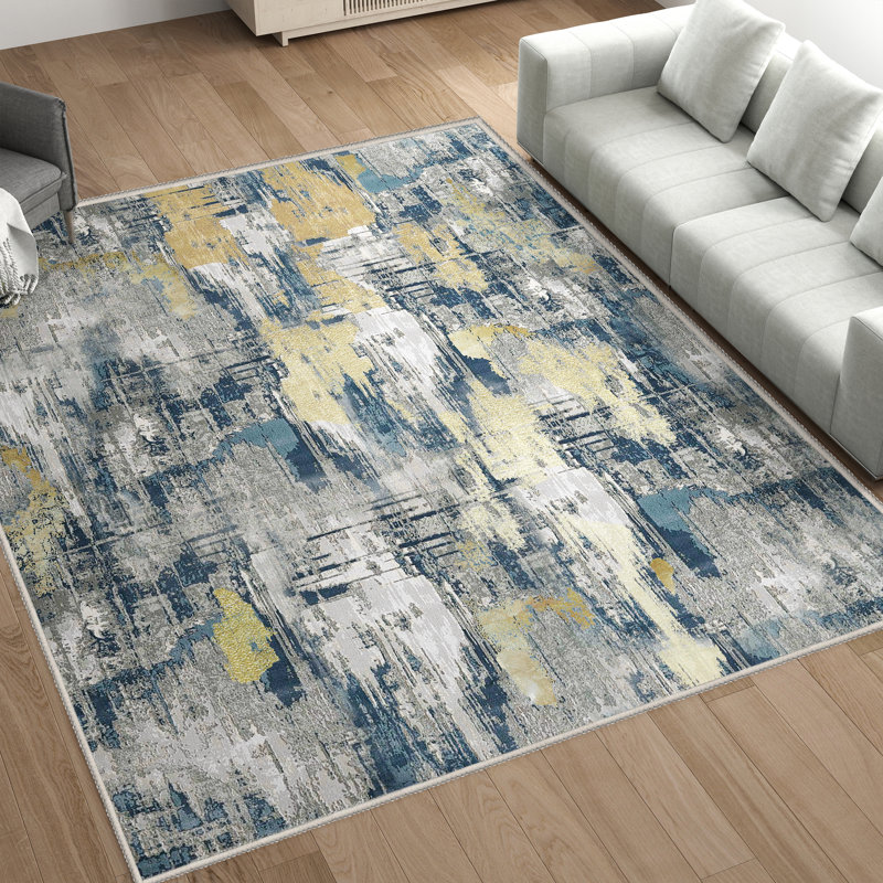 Cherronda Abstract Indoor Rug, Rectangle 8' x 10'