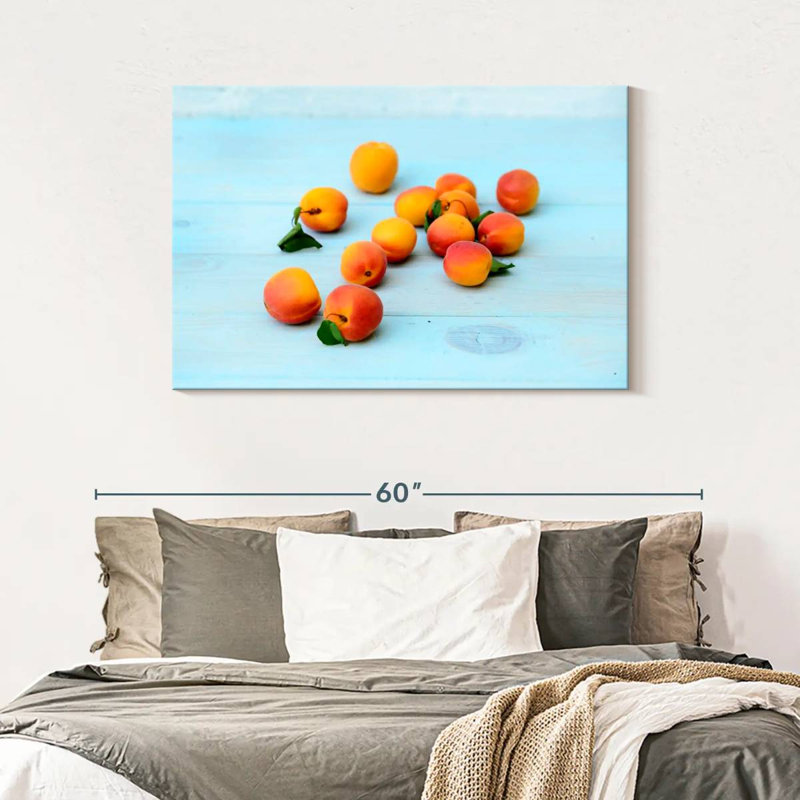 Yarlin Apricots On Table, 30" H x 45" W