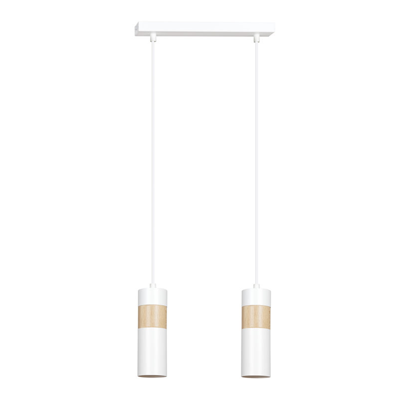 Cognato 2 - Light Cylinder Pendant, White